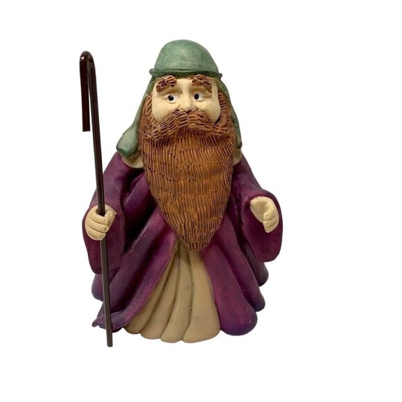 Enesco The Bethlehem Experience Shepherd Figurine 949957 Seeing the Baby - Picture 1 of 5